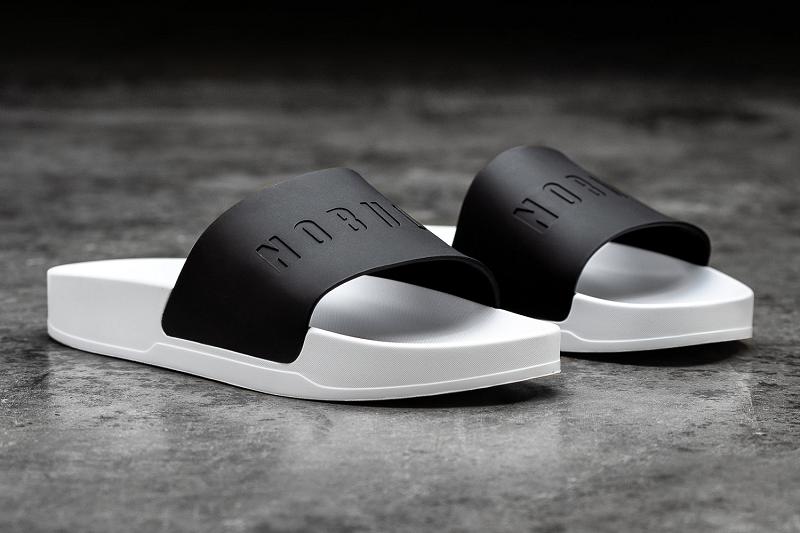 Men's Nobull Ivy Adjustabla Slides Black | SG F2142D